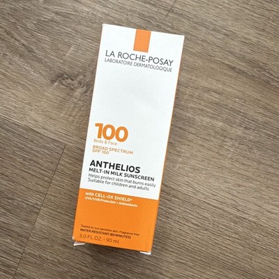 La Roche-Posay Anthelios Milk Sunscreen SPF 100 3.0 fl oz Water Resistant