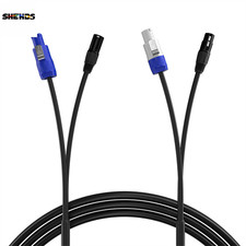 SHEHDS 1/2/3/5/10M Combination of 3 Pin XLR PowerCon Plug and DMX Signal Line