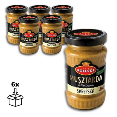 Roleski Musztarda Sarepska Senf Sarepska - 6 x 175g