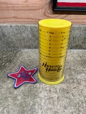 VINTAGE Metric Wonder 1 Cup Wet Dry Adjustable Measuring Yellow Melmour Kitchen