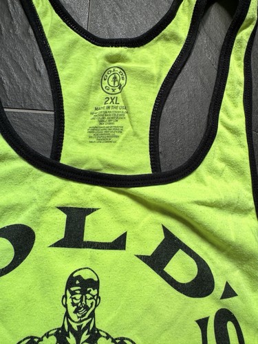 Gold´s Gym Muscle Joe Stringer Tank Top Fitness Bodybuilding Gym Wear Gr. XXL - Bild 4 von 5
