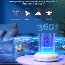 Flying insect Trap Light Fruit Fly Trapping Sticky Trap White Mosquito Light