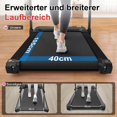 EU Treadmill For Home Treadmill Foldable Treadmill Up To 12 Kmh, Max 120kg Table - Photo 1/4