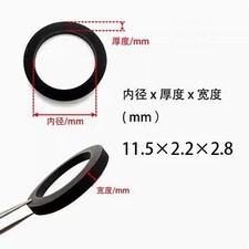4PCS 11.5 2.2 2.8mm Tire Belt Loop Rubber Ring For Cassette Deck Tape Recorder