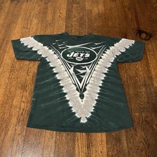 Vintage 90’s Liquid Blue New York Jets Tie Dye Shirt  size XL
