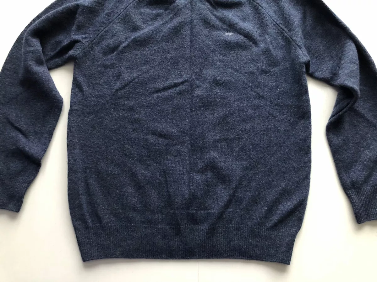 Matalan Easy Men s Blue 100 Soft Lambswool Jumper Size M