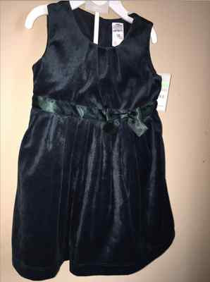 CARTERS GIRLS GREEN VELVET DRESS BLOOMERS SET CHRISTMAS DRESS SIZE18 MONTHS  | eBay
