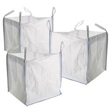 100 BULK BAGS FIBC GARDEN WASTE 1 TONNE TON JUMBO BAGS STORAGE SACK 