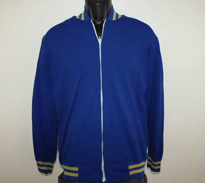 Trojans #9 Champion Products brand vintage track jacket S/M blue 