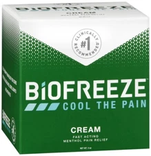 Biofreeze Cool the Pain Soothing Pain Relief Cream Jar 3 oz