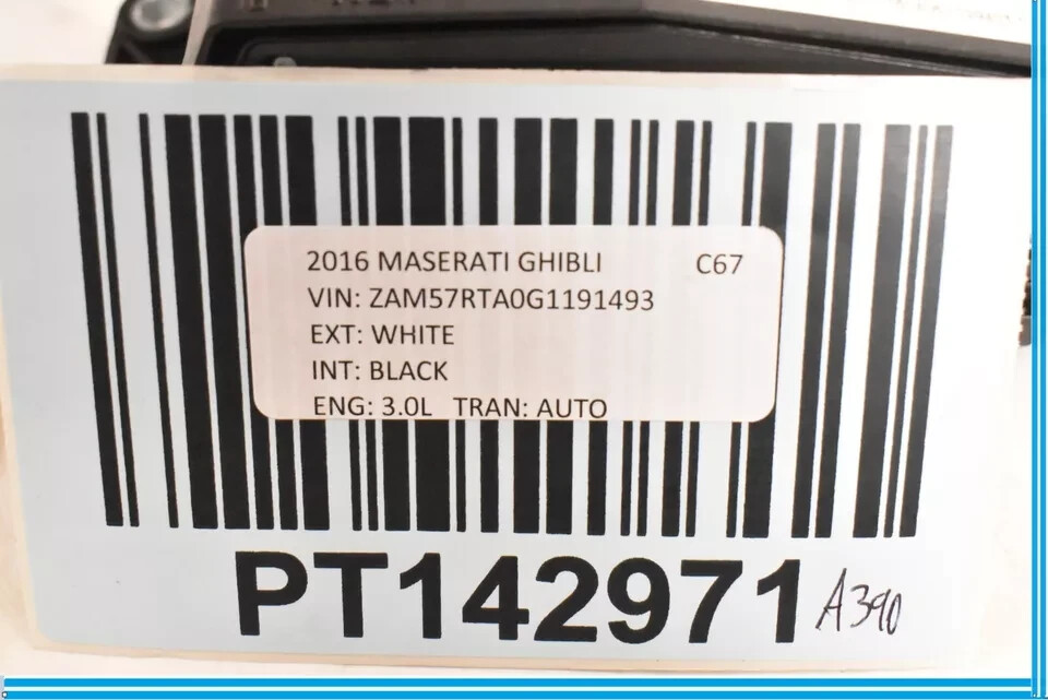 14-17 Maserati Ghibli Automatic Transmission Gear Shift Selector Box Lever OEM