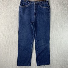Vintage Calvin Klein Jeans Women  s 10 Straight Leg Hemmed 32/27 Made In USA