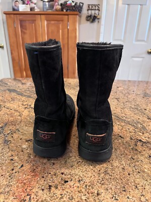 未使用「UGG Australia」17371BX-BLK-L 22cm UGG Australia Michaela WATERPROOF Boots Black Size 8 WOMEN 1008027