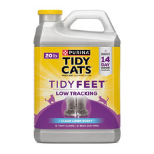 Purina  Tidy Feet Clumping Cat Litter, Low Dust, 24/7 Odor Control, 20 Lb. Jug 1.44 per pound