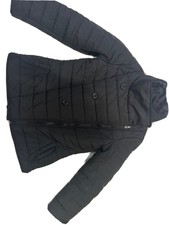 Women’s Small Black Charlotte Russe Puffy Winter Coat Jacket Zip Up