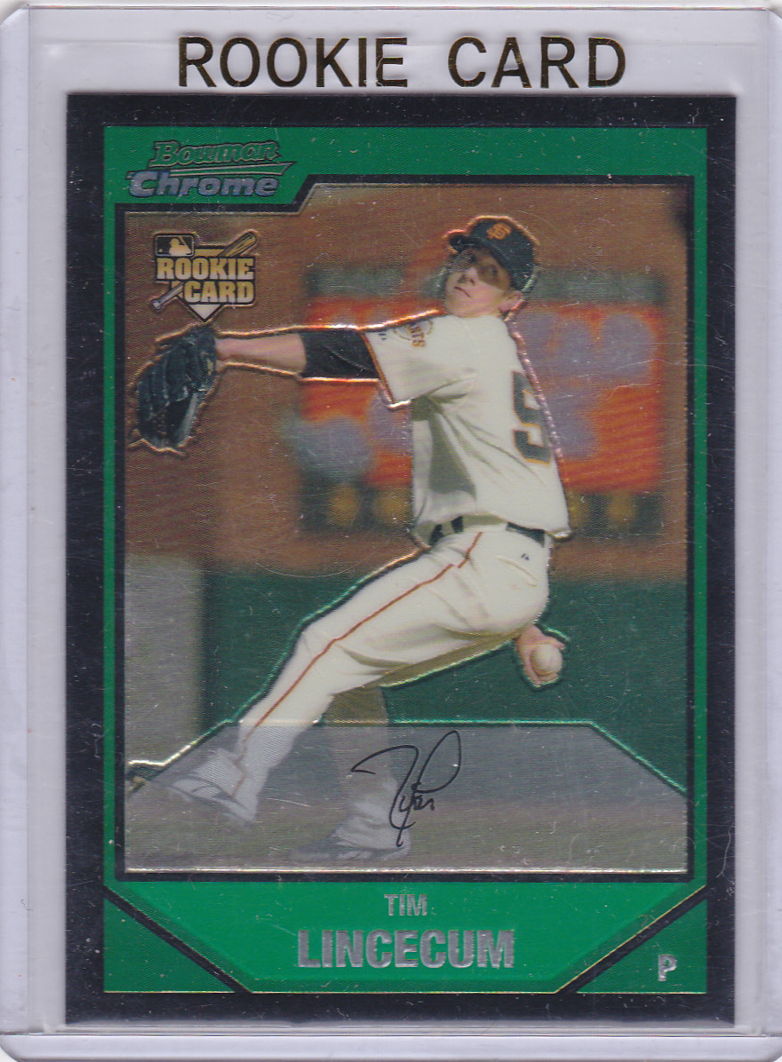 その他 Lincecum 2007 Upper Deck UD Black auto 2007 Upper Deck Card Tim Lincecum Autograph San Francisco