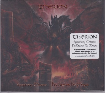 Therion 1993 CD - Symphony Masses: Ho Drakon Ho Megas (2022 Remaster) - Sealed