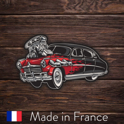 HOT ROD CAR RACING TUNING FLAMING STICKER STICKER FPH105