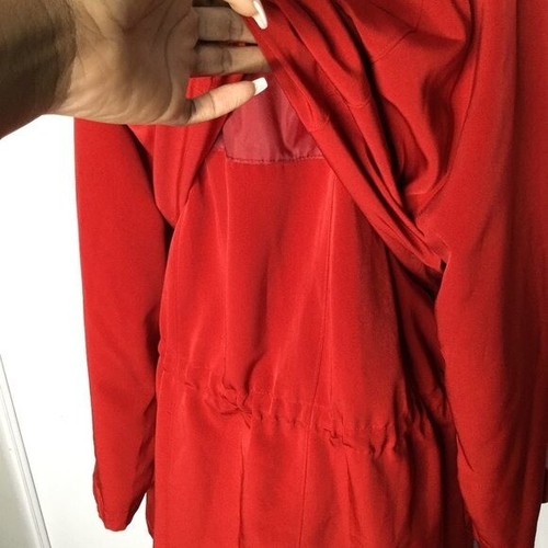 London Fog Red Coat Limited Edition Red Size XL - Picture 11 of 12