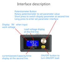 Electronic Load Constant Current Module Battery Discharge Capacity Tester 5A 35W