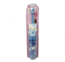 2003 SANRIO ZOOTH POWER TOOTH BRUSH ANGEL HELLO KITTY BLUE TOOTHBRUSH IN PACKAGE