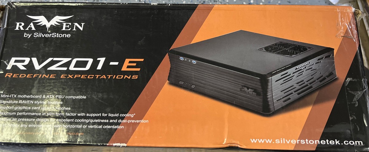Silverstone Raven Z RVZ02 Slim Gaming Computer Case for Mini