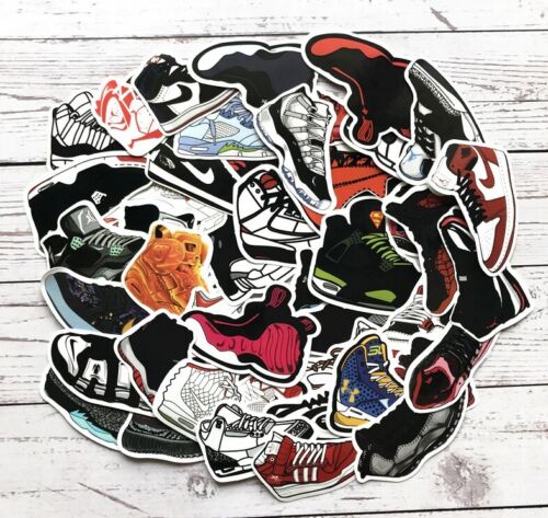 Hypebeast Sneaker Stickers - Jordan Yeezy - 100 STICKERS - Sticker Bombing Lot - Picture 3 of 3