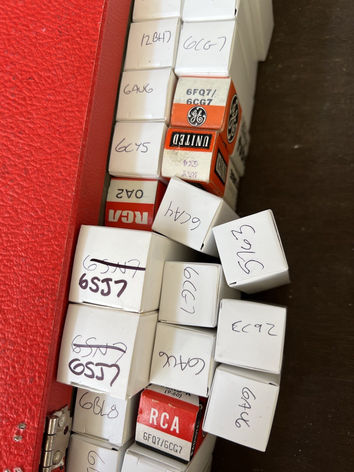 Vintage RCA Vacuum Tube Caddy with Tubes Lot 3 eBay