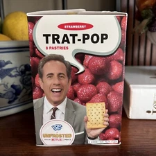 Kellogg’s Pop Tarts Unfrosted Limited Ed Promo Trat Pop Netflix Seinfeld Sealed