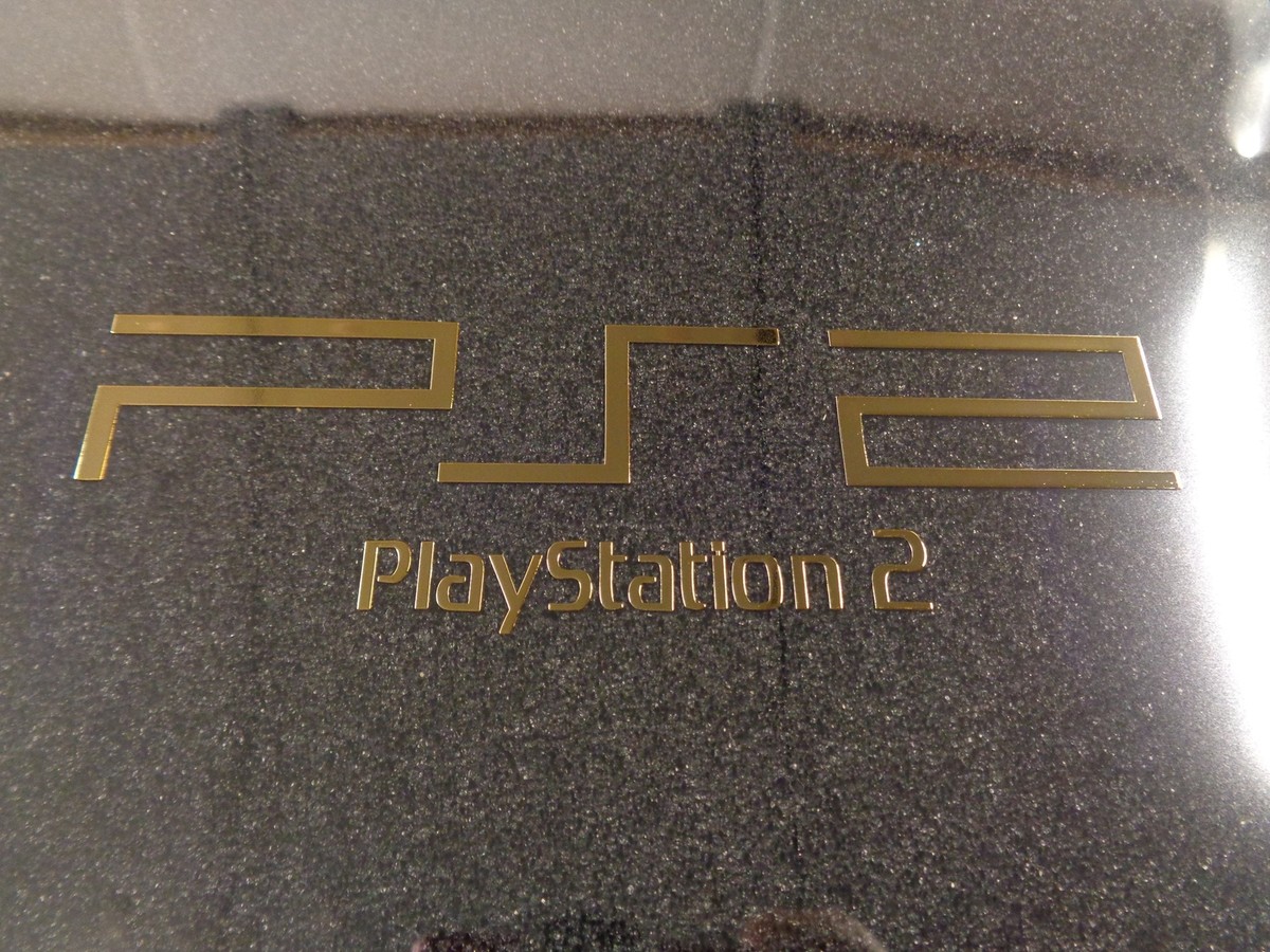 PlayStation 2 GOLD Label / Aufkleber / Sticker / Badge / Logo