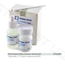 Prime-Dent Dental Glass Ionomer Luting Cement Kit Crowns Expires 01-2028