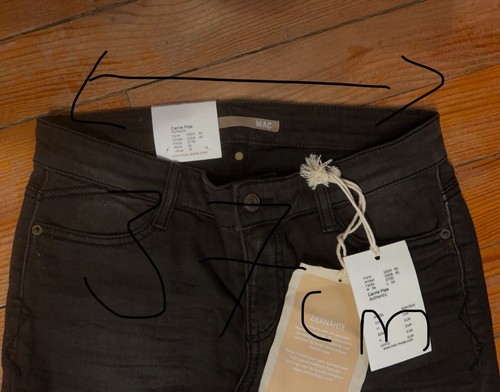 Mac Carrie Pipe Authentic Jeans Damen Hose Gr.W36/L34 - Bild 2 von 11