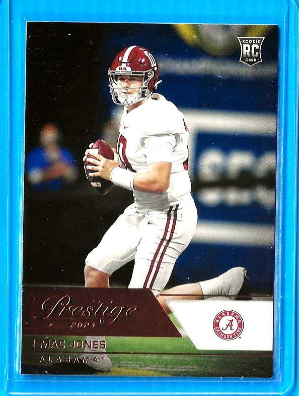 2021 Chronicles Draft Picks PRESTIGE #87 MAC JONES Bronze Foil Rookie Patriots