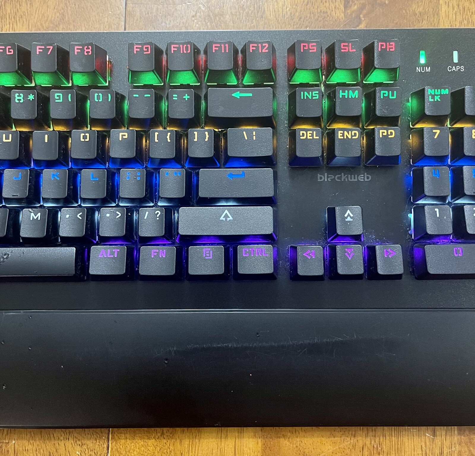 Blackweb Mechanical Wired Light Up Gaming Keyboard BWA-18HO004
