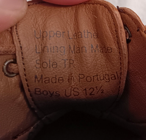 Vince Camuto CB-Warble Buffalo Leather Wingtip Oxfords Boy Youth Size 12.5M NEW - Picture 12 of 14