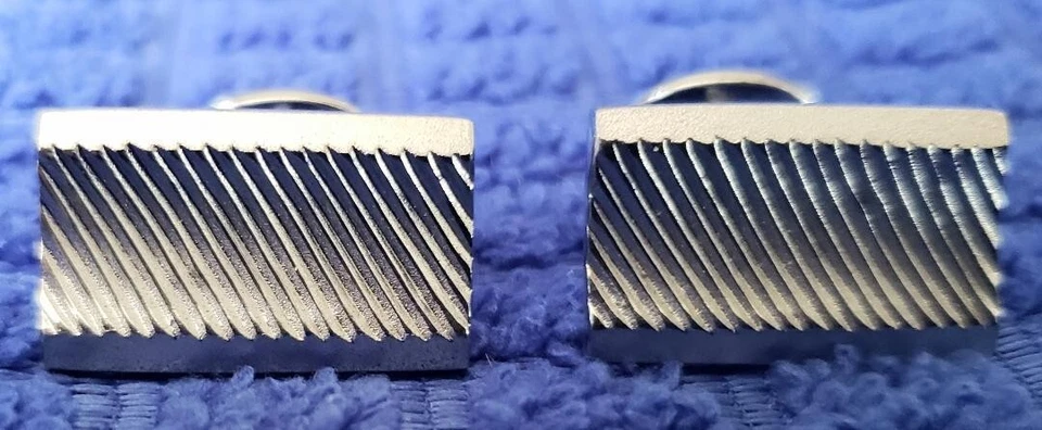 GEMELOS ESPALDA BALLENA PLATA .925 DAVID DONAHUE DE COLECCIÓN Foto 4 de 4