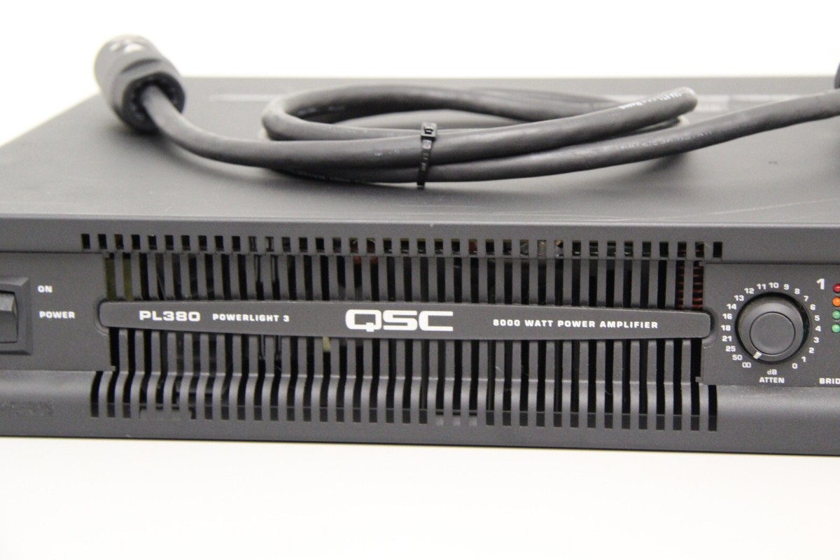 QSC PL-380 Powerlight 3 8000watt Professional Rack Mount