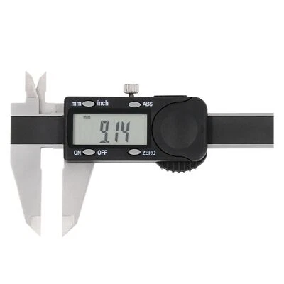 ASIMETO GERMANY Digitaler Messschieber Advance ABS, flaches/rundes Tiefenmaß, HM-Messflächen