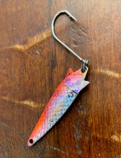 LOT OF 1000 NEW PANFISH TROUT CRAPPIE PERCH SPOON LURES RED SHIMMER SILVER LURE