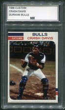 Custom 1988 Crash Davis Durham Bulls MILB Baseball Card A - Bull Durham