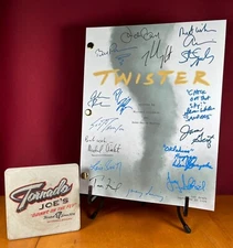 Twister Movie Script Signed- Autograph Reprints- 127 Pgs- Tornadoes- Bill Paxton