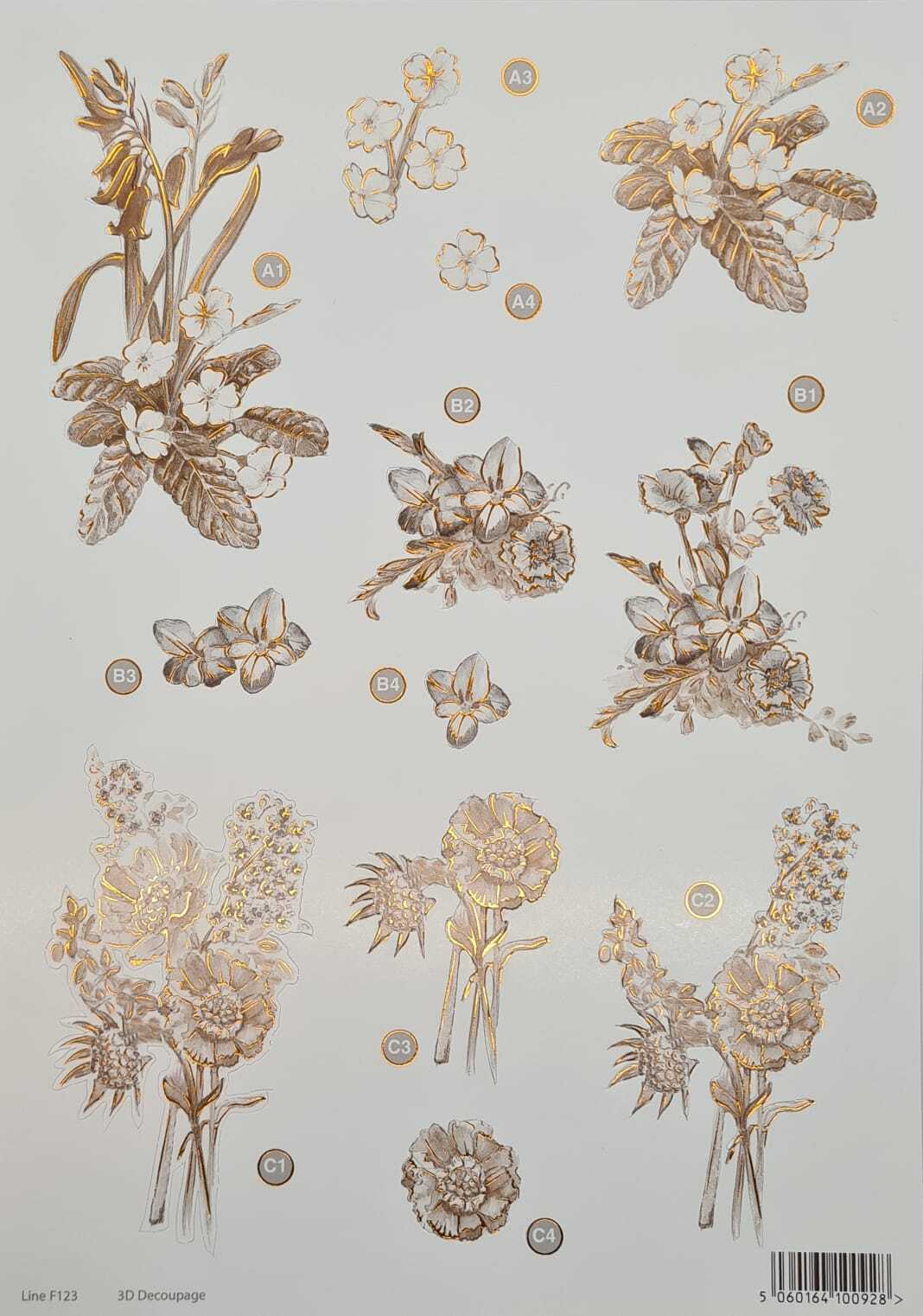 Clearance Decoupage 9 Designs No Cut, Card Making Christmas,Cricket