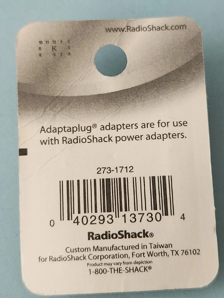 Radio Shack - Adaptaplug "I" 3.4mm O.Dx1.3 ID - Image 2 of 2