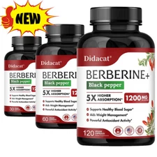 Berberine Extract – Blood Sugar And Heart Health, Cholesterol, Anti-Inflammatory