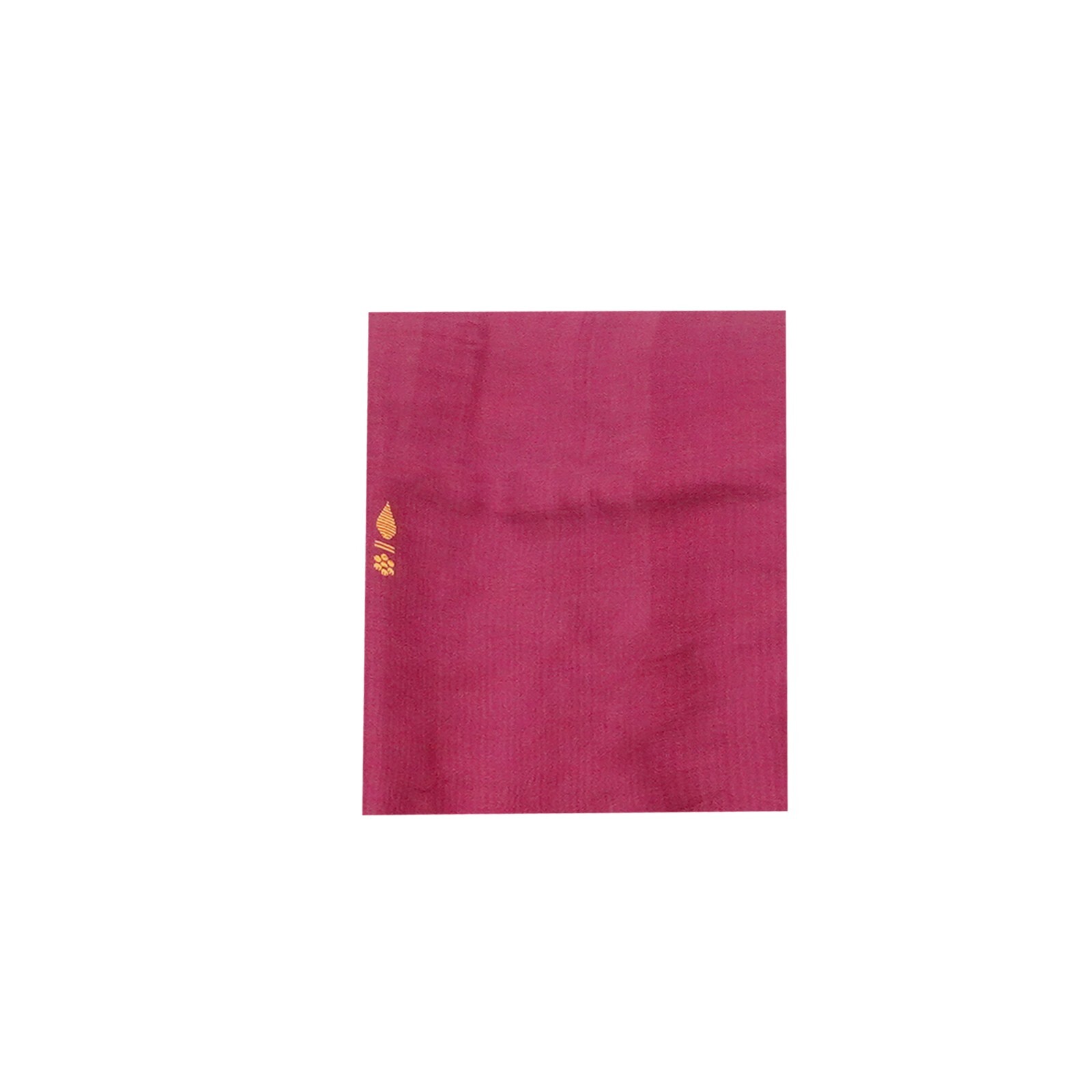 Tissu Sari Vintage En Soie Pure Bordeaux - 100% Soie Artisanale, 160x43 Pouces, Pour Couture Créative