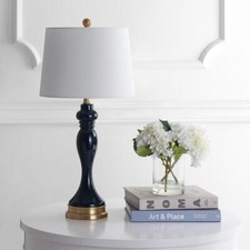 Cayson Table Lamp, Navy