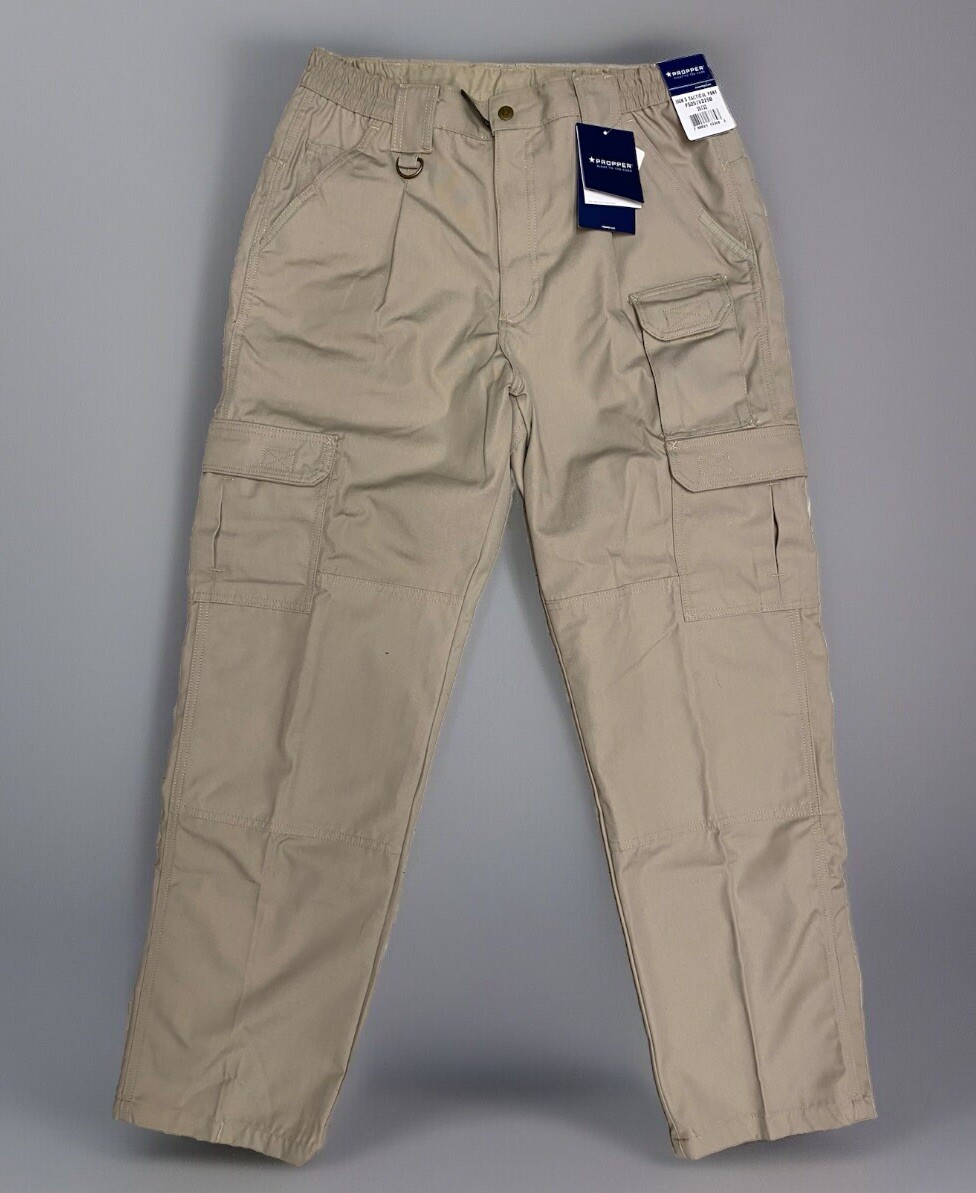Propper Men's Tactical Cargo Pants F525282250 Size 34/32 Khaki