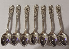 Antique Dominick & Haff Sterling Silver Demitasse Spoon 1894 Renaissance No Mono