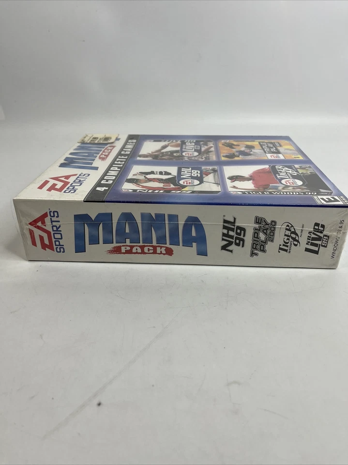 EA Sports MANIA PACK SEALED BOX NHL 99, NBA Live 99, TIGER WOODS 99, TRIPLE PLAY - Image 3 of 4