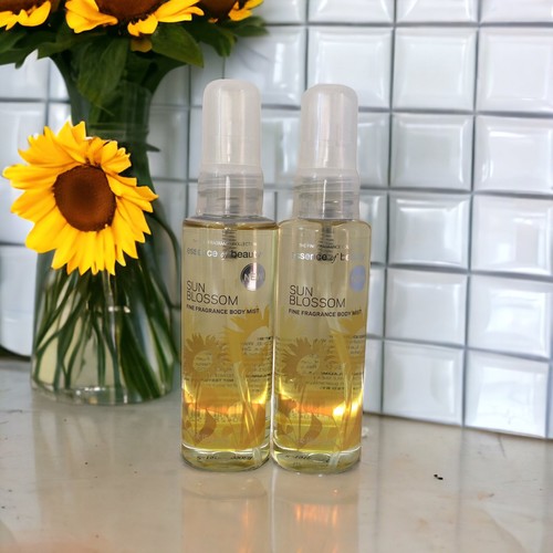 2x Essence Of Beauty Sun Blossom Body Fragrance Mist 2 oz Travel Size New FULL - Picture 3 of 15